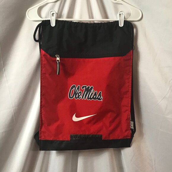 Nike Other - Nike Ole Miss University Athletic Sport Cut Drawstring Lightweight Gym Bag